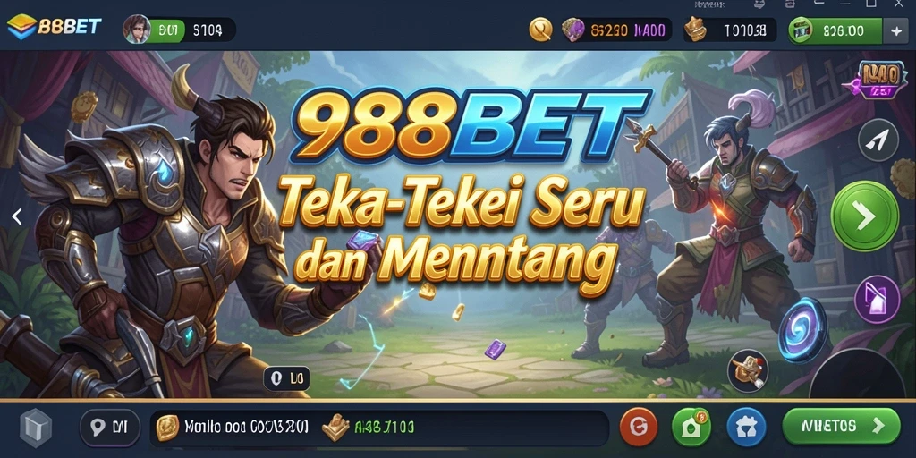 Screenshot gameplay 988BET menunjukkan tingkat kesulitan teka-teki yang menarik.