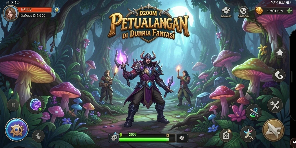 Gameplay D200M yang mendebarkan dengan petualangan luar biasa.