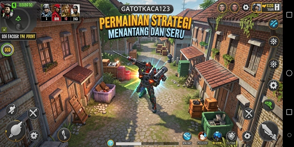 Tampilan menarik dari gameplay GATOTKACA123 yang penuh strategi.