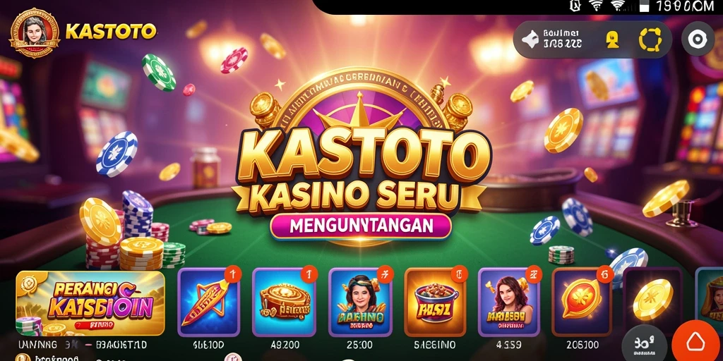 Tampilan gameplay seru dan interaktif di KASTOTO.