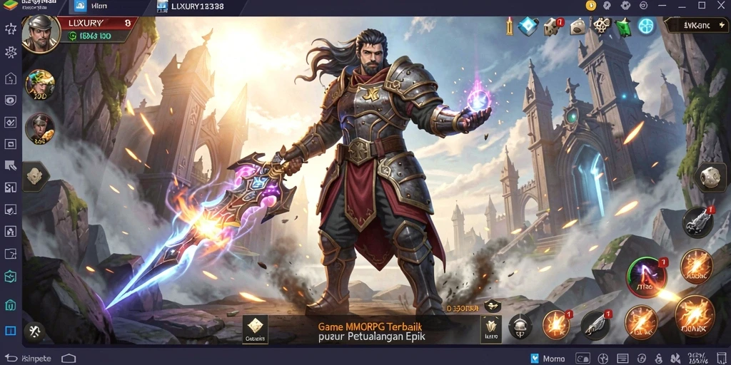 Tampilan gameplay menarik dalam LUXURY138 dengan pertempuran seru.