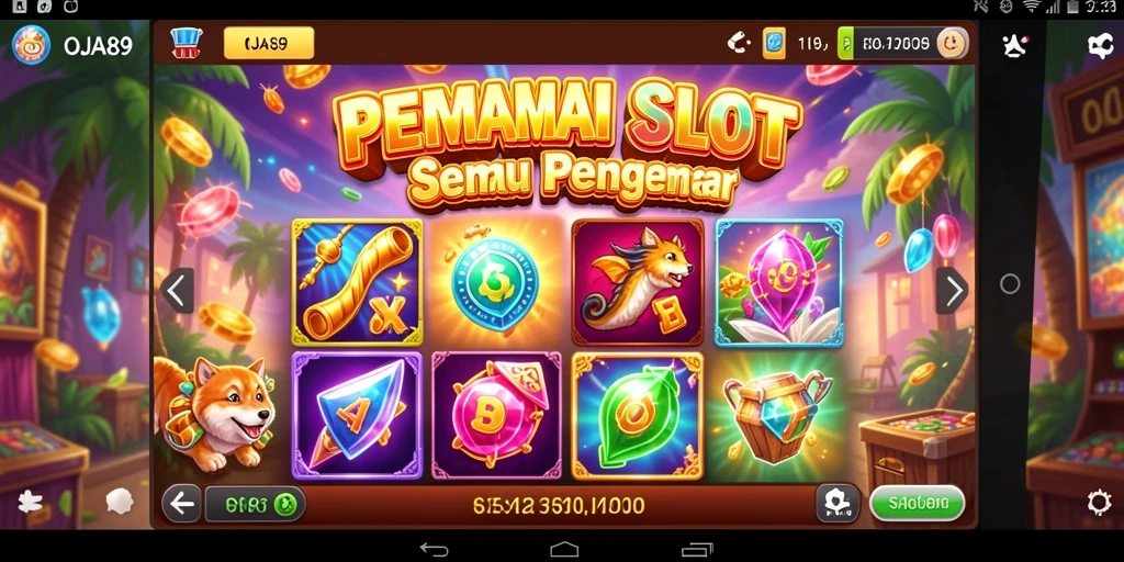 Tampilan permainan slot OJA89 yang memukau dan menarik.